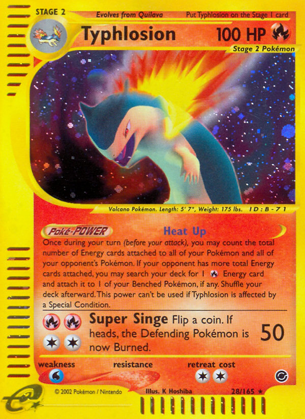 Typhlosion (28/165) [Expedition: Base Set] | Mega City Incorporated