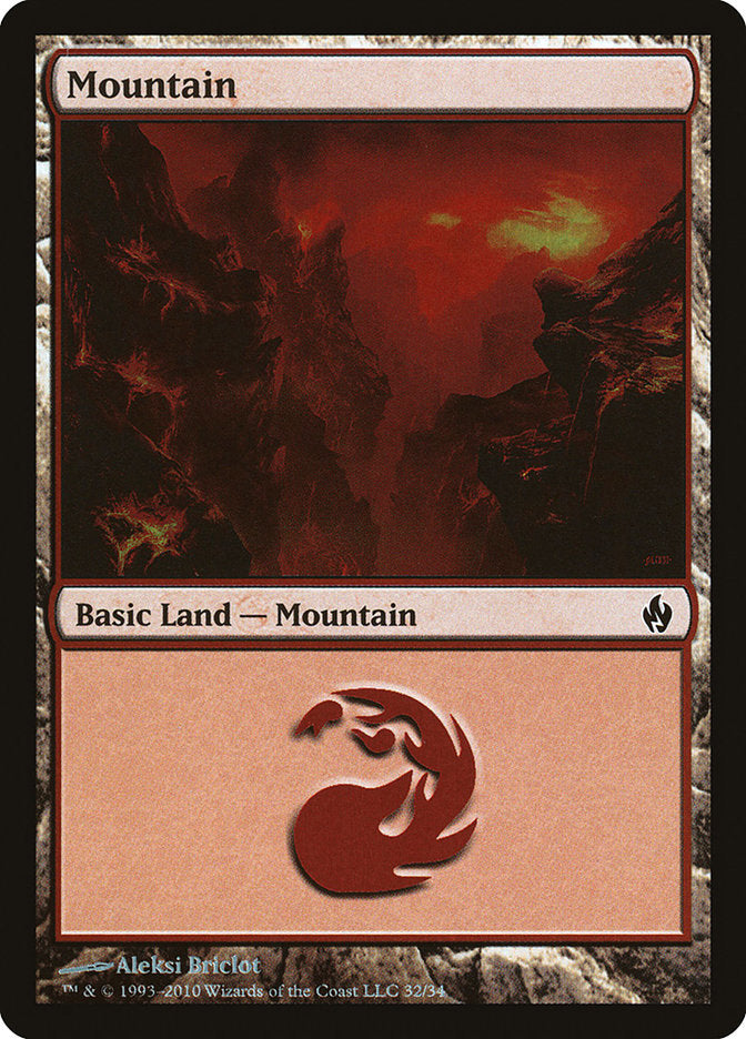 Mountain (32) [Premium Deck Series: Fire and Lightning] | Mega City Incorporated