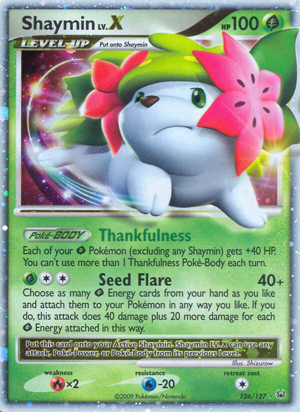 Shaymin LV.X (126/127) [Platinum: Base Set] | Mega City Incorporated