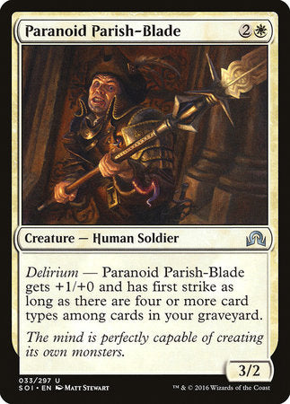 Paranoid Parish-Blade [Shadows over Innistrad] | Mega City Incorporated