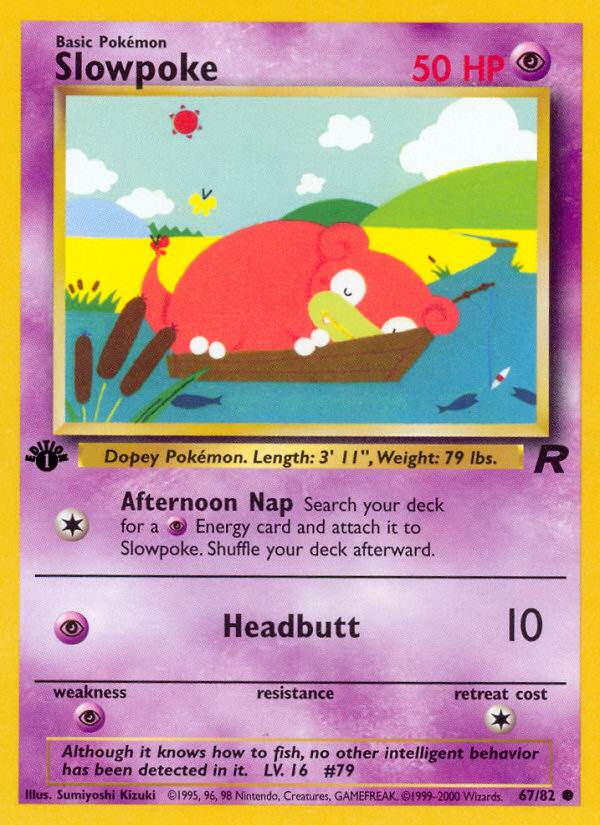 Slowpoke (67/82) [Team Rocket 1st Edition] | Mega City Incorporated