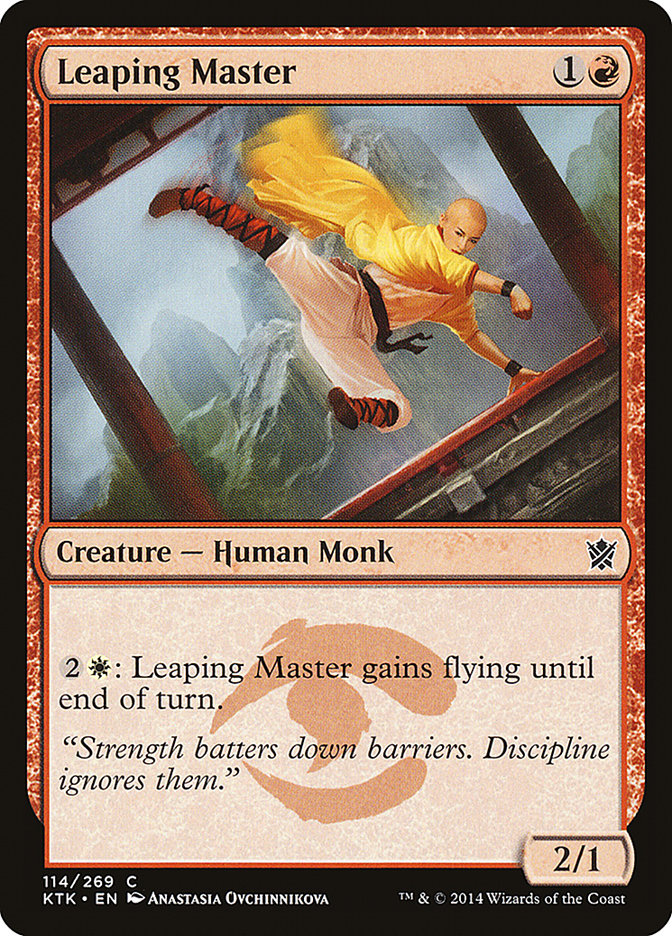 Leaping Master [Khans of Tarkir] | Mega City Incorporated