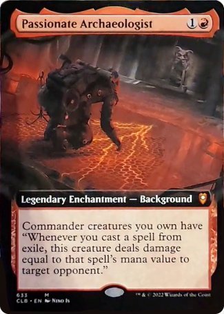 Passionate Archaeologist (Extended Art) [Commander Legends: Battle for Baldur's Gate] | Mega City Incorporated