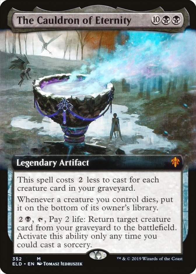 The Cauldron of Eternity (Extended Art) [Throne of Eldraine] | Mega City Incorporated