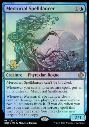 Mercurial Spelldancer [Phyrexia: All Will Be One Prerelease Promos] | Mega City Incorporated