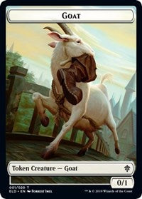 Goat // Food (17) Double-sided Token [Throne of Eldraine Tokens] | Mega City Incorporated