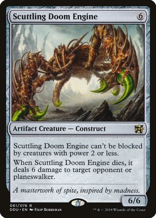 Scuttling Doom Engine [Duel Decks: Elves vs. Inventors] | Mega City Incorporated