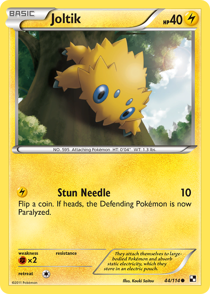 Joltik (44/114) [Black & White: Base Set] | Mega City Incorporated