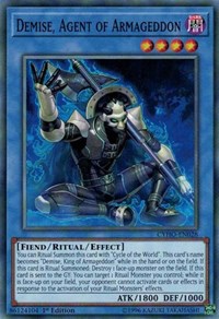 Demise, Agent of Armageddon [CYHO-EN028] Common | Mega City Incorporated