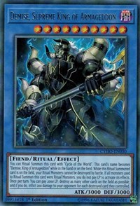 Demise, Supreme King of Armageddon [CYHO-EN030] Rare | Mega City Incorporated