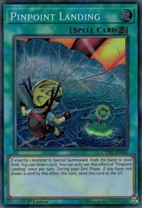 Pinpoint Landing [CYHO-EN081] Secret Rare | Mega City Incorporated