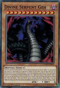 Divine Serpent Geh [CYHO-EN092] Common | Mega City Incorporated