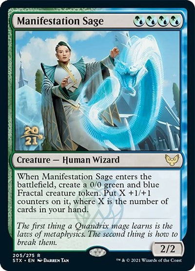 Manifestation Sage [Strixhaven: School of Mages Prerelease Promos] | Mega City Incorporated