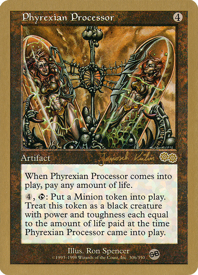 Phyrexian Processor (Janosch Kuhn) (SB) [World Championship Decks 2000] | Mega City Incorporated