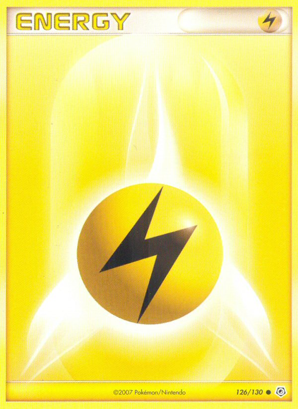 Lightning Energy (126/130) [Diamond & Pearl: Base Set] | Mega City Incorporated