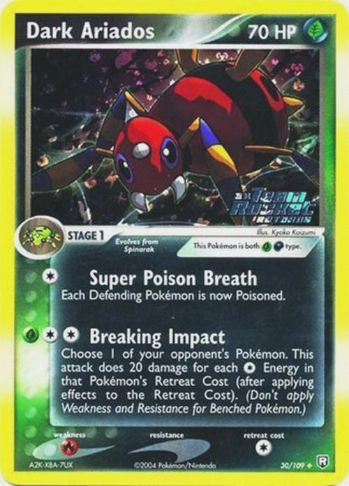 Dark Ariados (30/109) (Stamped) [EX: Team Rocket Returns] | Mega City Incorporated