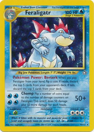 Feraligatr (4/111) [Neo Genesis Unlimited] | Mega City Incorporated