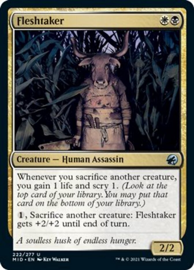 Fleshtaker [Innistrad: Midnight Hunt] | Mega City Incorporated