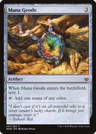 Mana Geode [War of the Spark] | Mega City Incorporated