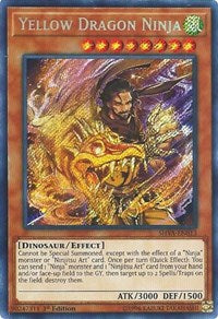 Yellow Dragon Ninja [SHVA-EN013] Secret Rare | Mega City Incorporated