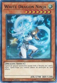 White Dragon Ninja [SHVA-EN024] Super Rare | Mega City Incorporated