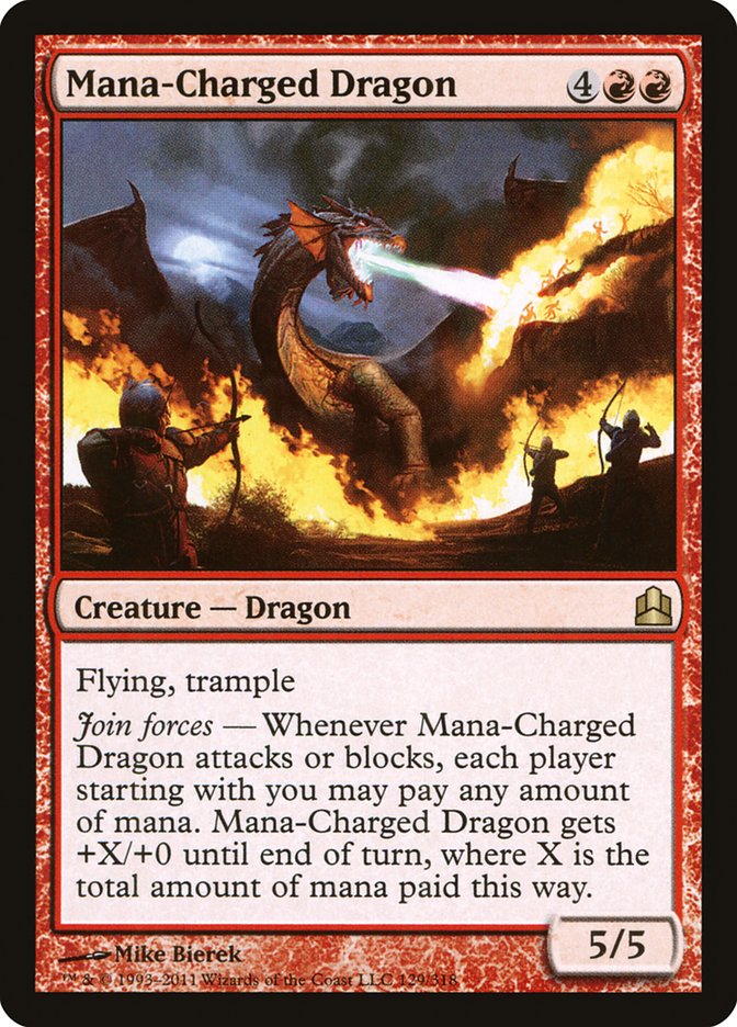 Mana-Charged Dragon [Commander 2011] | Mega City Incorporated