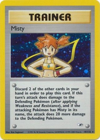 Misty (18/132) [Gym Heroes Unlimited] | Mega City Incorporated