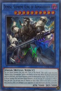 Demise, Supreme King of Armageddon [OP08-EN005] Super Rare | Mega City Incorporated