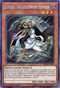 Lumina, Twilightsworn Shaman [MP18-EN052] Secret Rare | Mega City Incorporated