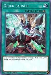 Quick Launch [MP18-EN139] Secret Rare | Mega City Incorporated