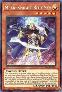 Mekk-Knight Blue Sky [MP18-EN177] Secret Rare | Mega City Incorporated