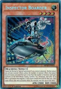 Inspector Boarder [MP18-EN193] Secret Rare | Mega City Incorporated