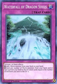 Waterfall of Dragon Souls [MP18-EN024] Super Rare | Mega City Incorporated