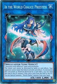 Ib the World Chalice Priestess [MP18-EN067] Super Rare | Mega City Incorporated