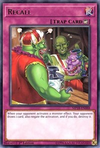 Recall [MP18-EN088] Rare | Mega City Incorporated