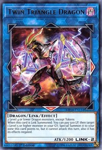 Twin Triangle Dragon [MP18-EN134] Rare | Mega City Incorporated