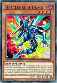 Metalrokket Dragon [MP18-EN176] Rare | Mega City Incorporated