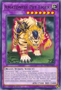 Amazoness Pet Liger [MP18-EN166] Common | Mega City Incorporated