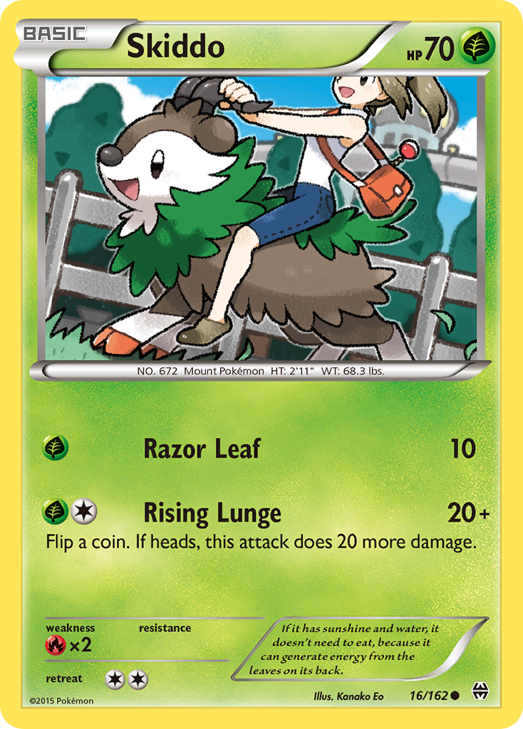 Skiddo (16/162) [XY: BREAKthrough] | Mega City Incorporated