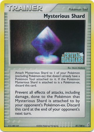 Mysterious Shard (81/100) (Stamped) [EX: Crystal Guardians] | Mega City Incorporated