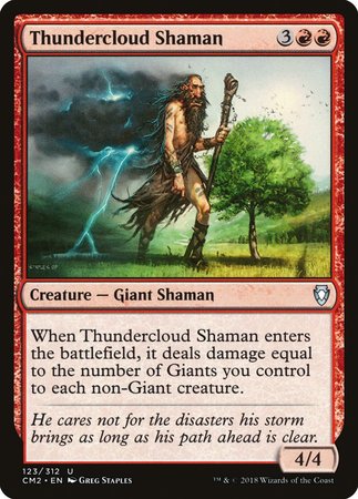 Thundercloud Shaman [Commander Anthology Volume II] | Mega City Incorporated