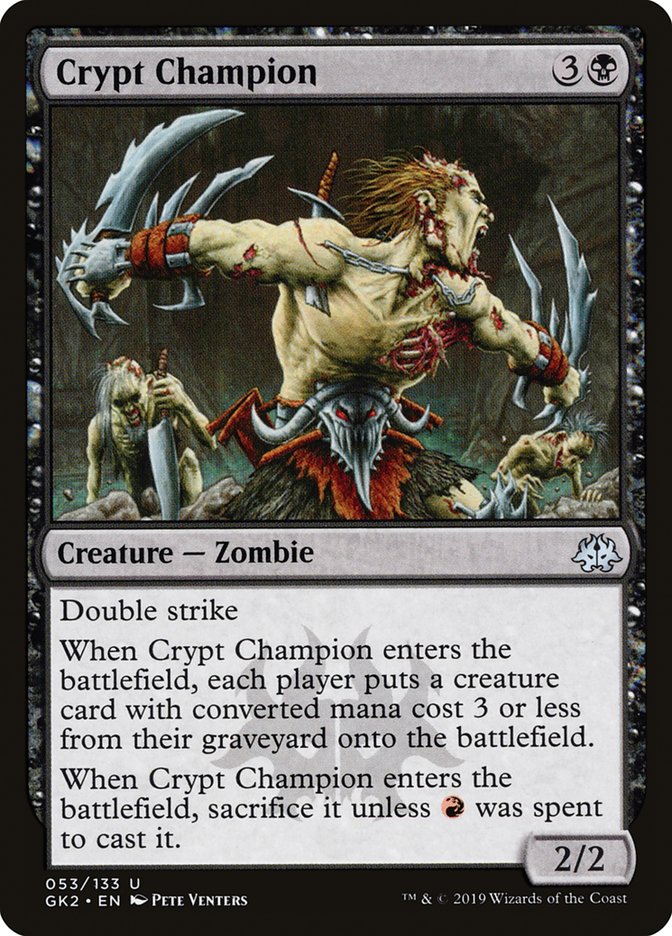 Crypt Champion [Ravnica Allegiance Guild Kit] | Mega City Incorporated