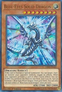 Blue-Eyes Solid Dragon [LED3-EN002] Ultra Rare | Mega City Incorporated