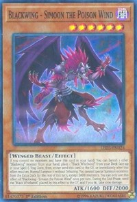 Blackwing - Simoon the Poison Wind [LED3-EN024] Super Rare | Mega City Incorporated