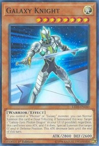 Galaxy Knight [LED3-EN040] Super Rare | Mega City Incorporated