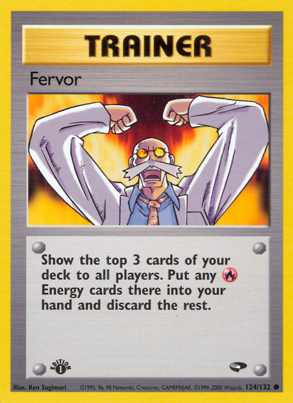Fervor (124/132) [Gym Challenge 1st Edition] | Mega City Incorporated