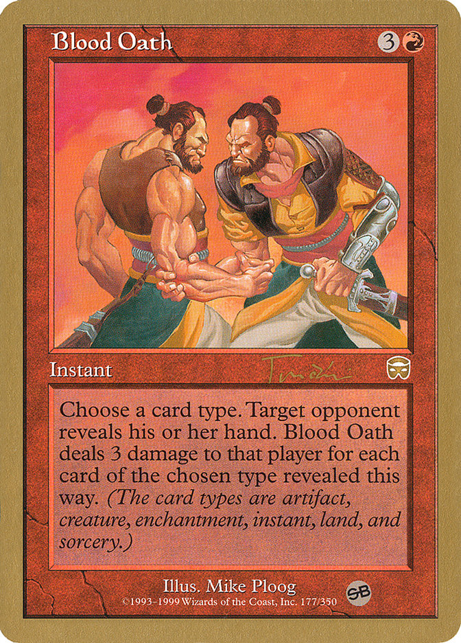 Blood Oath (Jan Tomcani) (SB) [World Championship Decks 2001] | Mega City Incorporated