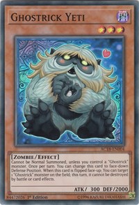 Ghostrick Yeti [AC18-EN004] Super Rare | Mega City Incorporated