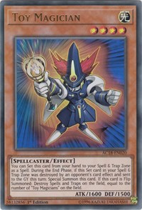 Toy Magician [AC18-EN020] Ultra Rare | Mega City Incorporated