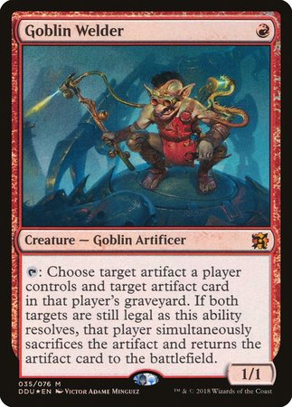 Goblin Welder [Duel Decks: Elves vs. Inventors] | Mega City Incorporated